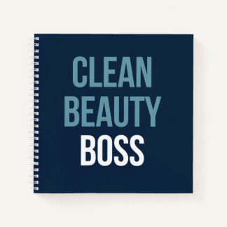 Cuaderno Bloc de notas para el jefe de belleza limpio para