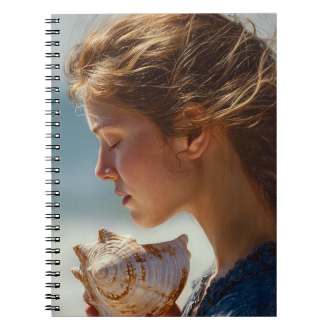 Cuaderno Bloc de notas para el océano de reflexión sobre la (Frente)