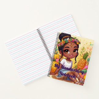 Cuaderno bloc de notas para escritura a mano Princesa