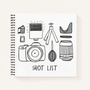 Cuaderno Bloc de notas para fotógrafos