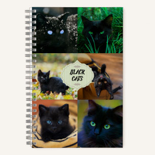 Cuaderno Bloc de notas para gatos negros
