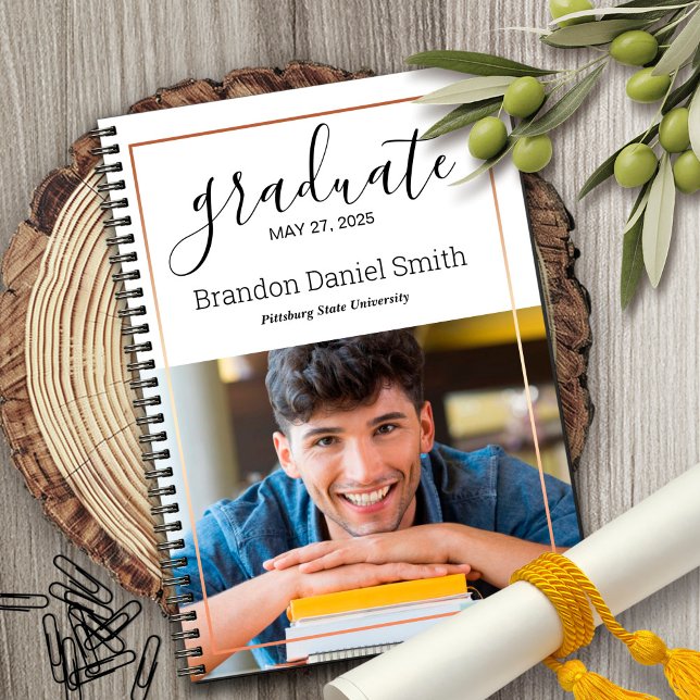 Cuaderno Bloc de notas para graduación de la Universidad de (Subido por el creador)