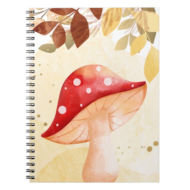 Cuaderno Bloc de notas para hongos (Frente)