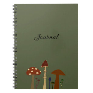 Cuaderno Bloc de notas para hongos