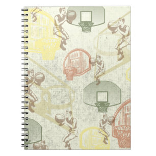 Cuaderno Bloc de notas para jugadores de baloncesto
