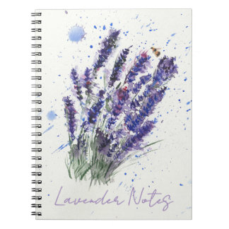Cuaderno Bloc de notas para la brisa de lavanda