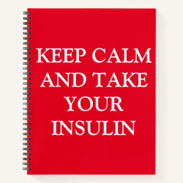 Cuaderno bloc de notas para la diabetes