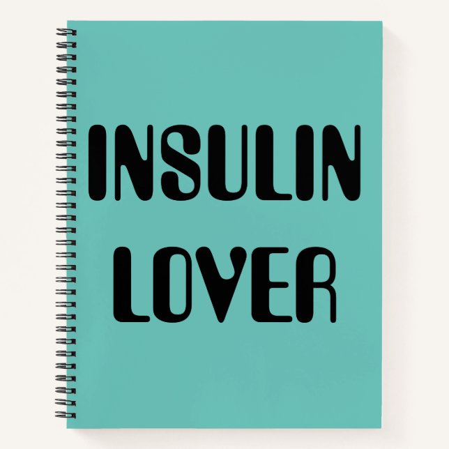 Cuaderno bloc de notas para la diabetes (Anverso)