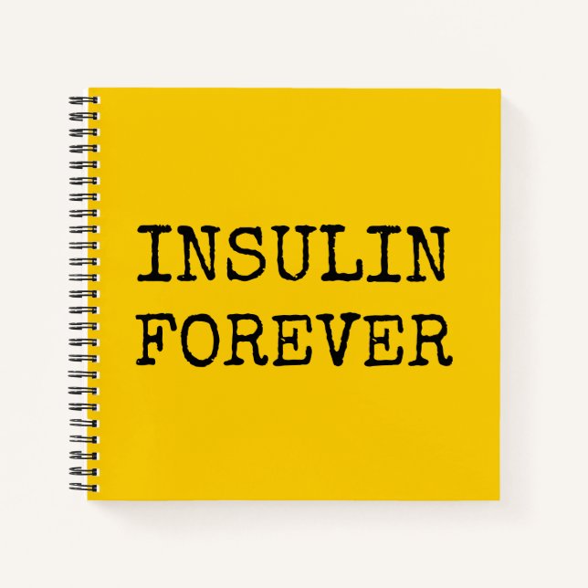 Cuaderno bloc de notas para la diabetes (Anverso)