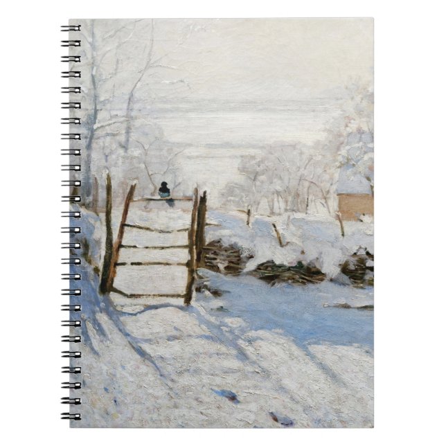 Cuaderno Bloc de notas para la luz de invierno con cubierta (Frente)