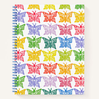Cuaderno Bloc de notas para la mariposa arco iris