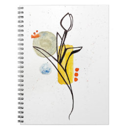 Cuaderno Bloc de notas para las flores de agua