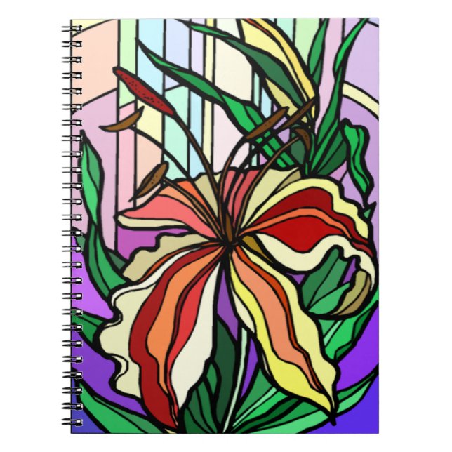 Cuaderno Bloc de notas para Lily Lily de Lirio de Cristal (Frente)
