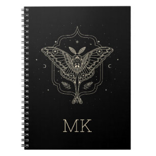 Cuaderno Bloc de notas para mariposa celestial mística de l