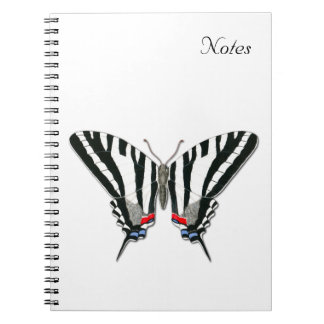 Cuaderno Bloc de notas para mariposa de cola cebra