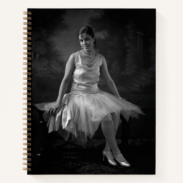 Cuaderno Bloc de notas para mujeres negras de los años 1930 (Anverso)
