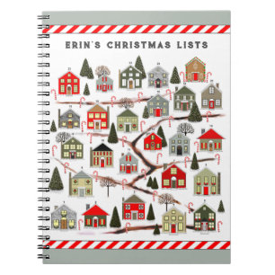 Cuaderno bloc de notas para Navidades personalizados