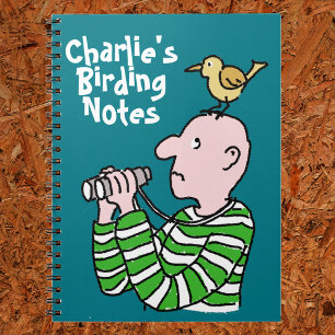 Cuaderno Bloc de notas para observadores de aves. Añadir no