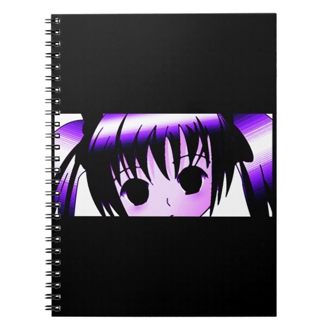 Cuaderno Bloc de notas para ojos góticos (Frente)