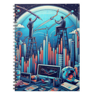 Cuaderno Bloc de notas para operaciones bursátiles