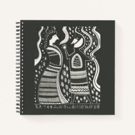 Cuaderno Bloc de notas para parejas de inspiración griega