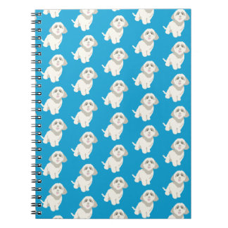 Cuaderno Bloc de notas para perros azules