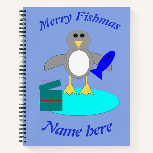 Cuaderno Bloc de notas para Personalizados Pingüino de Navi (Anverso)