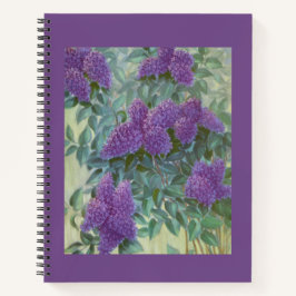 Cuaderno Bloc de notas para pintura con lámina morada - Jou
