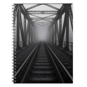 Cuaderno Bloc de notas para puente de ferrocarril de acero