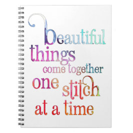 Cuaderno Bloc de notas para puntas de punto de coser