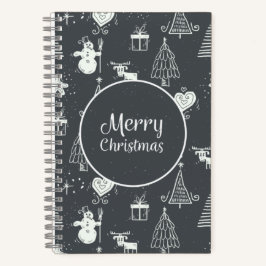 Cuaderno Bloc de notas para regalo navideño personalizado