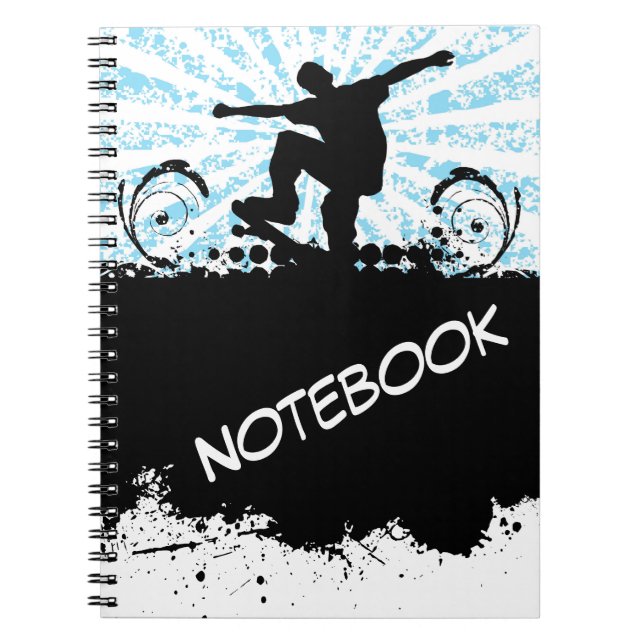 Cuaderno Bloc de notas para skateboard (Frente)