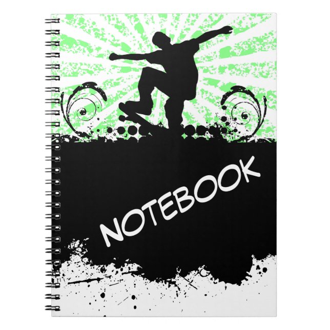 Cuaderno Bloc de notas para skateboard (Frente)