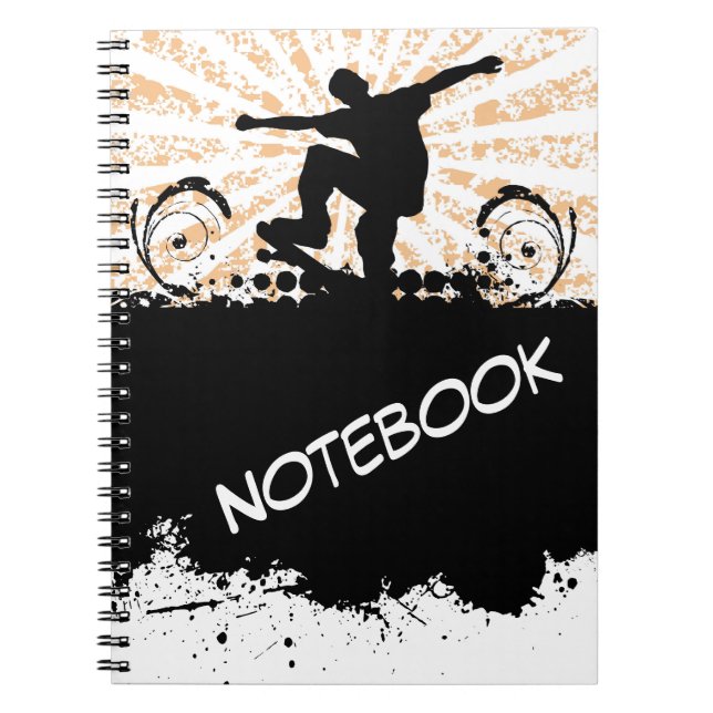 Cuaderno Bloc de notas para skateboard (Frente)