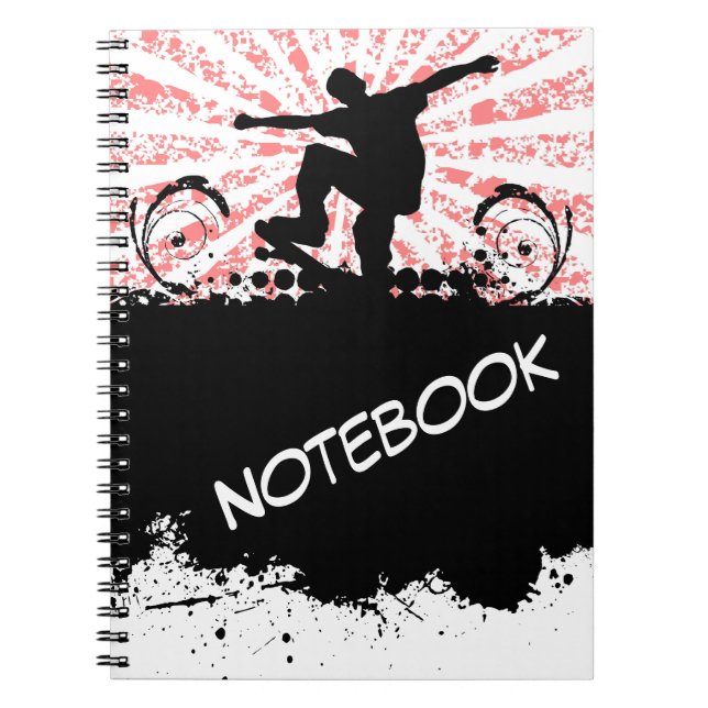 Cuaderno Bloc de notas para skateboard (Frente)