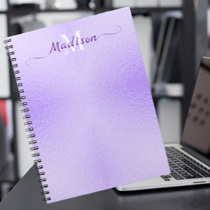 Cuaderno Bloc de notas para tipografía de Relieve metalizad