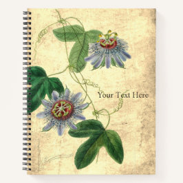 Cuaderno Bloc de notas Passiflora Amethystina