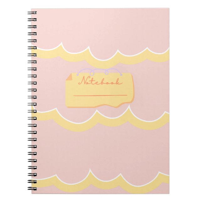Cuaderno Bloc de notas Pastel (Frente)