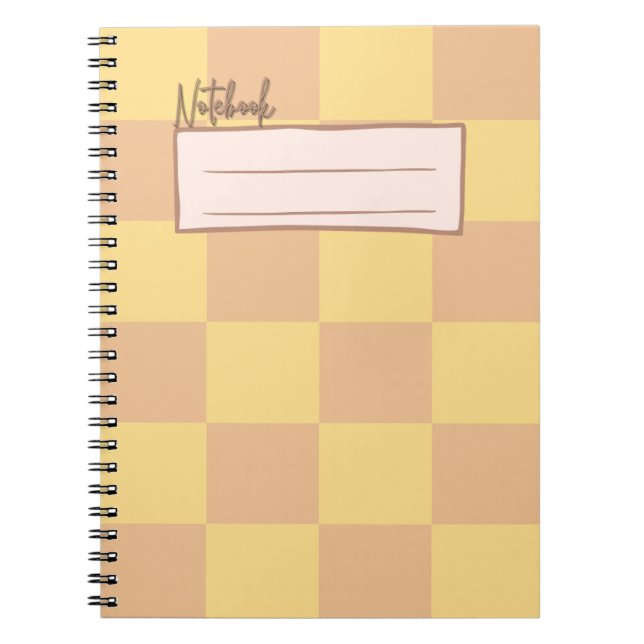 Cuaderno Bloc de notas Pastel (Frente)