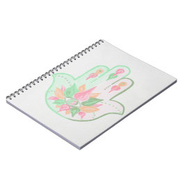 Cuaderno Bloc de notas Pastel Hamsa