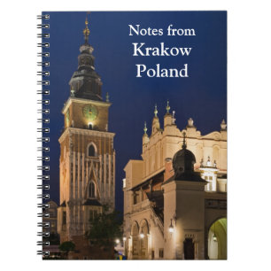 Cuaderno Bloc de notas personalizado de Cracovia Polonia