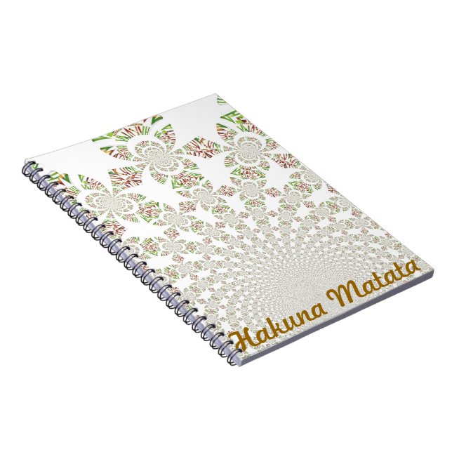 Cuaderno Bloc de notas personalizado de Hakuna Matata (Lado Derecho)