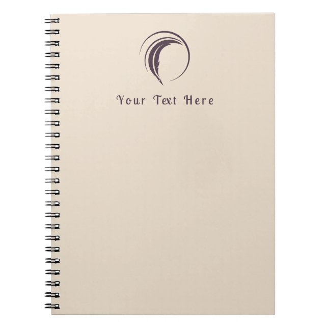 Cuaderno bloc de notas personalizado del escritor (Frente)