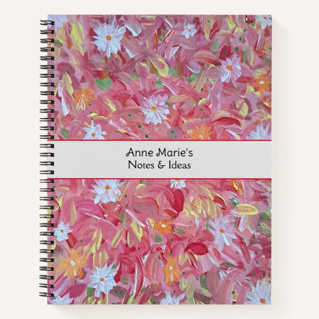 Cuaderno Bloc de notas personalizado Red Mulberry (Anverso)
