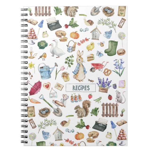 Cuaderno Bloc de notas Peter Rabbit personalizado (Frente)