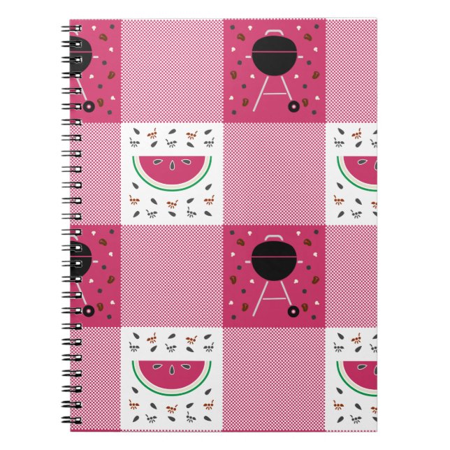 Cuaderno Bloc de notas picnic de verano (Frente)