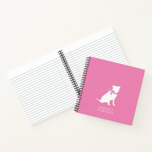 Cuaderno Bloc de notas Pitbull con Bulldog de hojalata