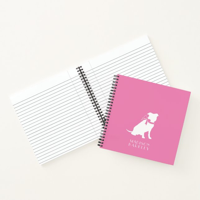 Cuaderno Bloc de notas Pitbull con Bulldog de hojalata (Interior)