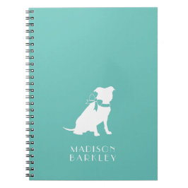 Cuaderno Bloc de notas Pitbull con Bulldog de hojalata