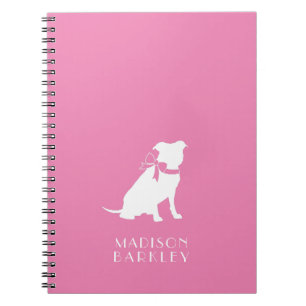 Cuaderno Bloc de notas Pitbull con Bulldog de hojalata